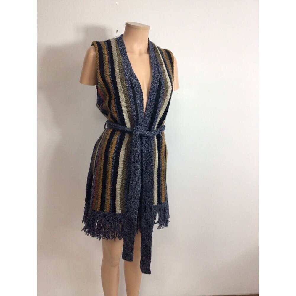 Woolrich Boho Sweater Vest Womens Medium